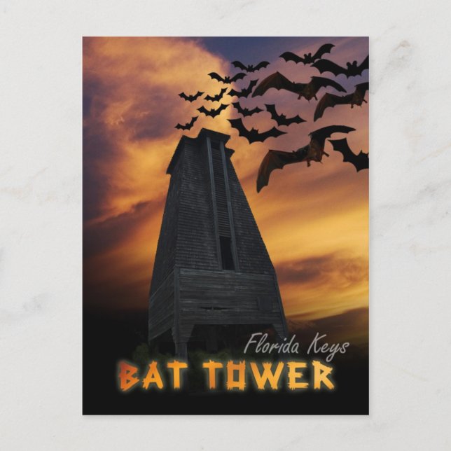 Historic Bat Tower, Sugarloaf Key, Florida Postcard (Front)