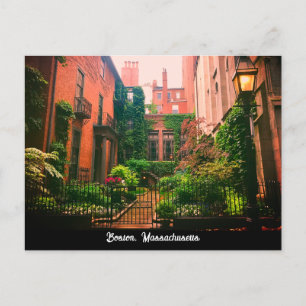 Historic Beacon Hill, Boston, Massachusetts Postcard