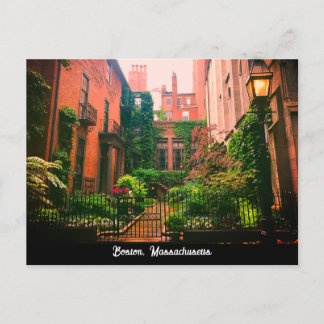 Historic Beacon Hill, Boston, Massachusetts Postcard