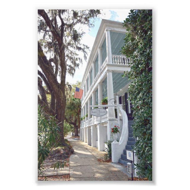 Historic Beaufort, South Carolina, Inn Photo Print (Front)