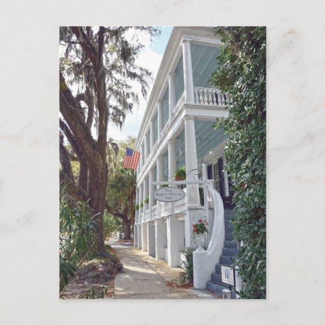 Historic Beaufort, South Carolina, Inn Postcard (Front)
