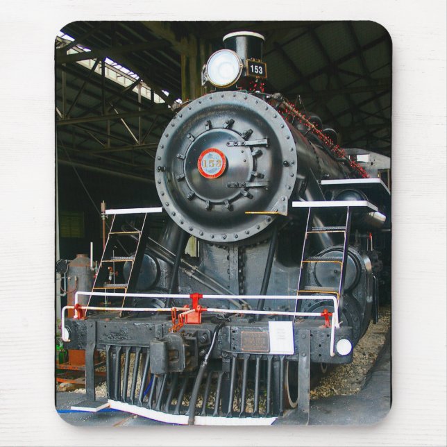Historic Black Steam Engine Florida East Coast    Mouse Mat (Front)