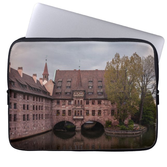 Historic building at sunset in Nuremberg, Germany Laptop Sleeve (Front)