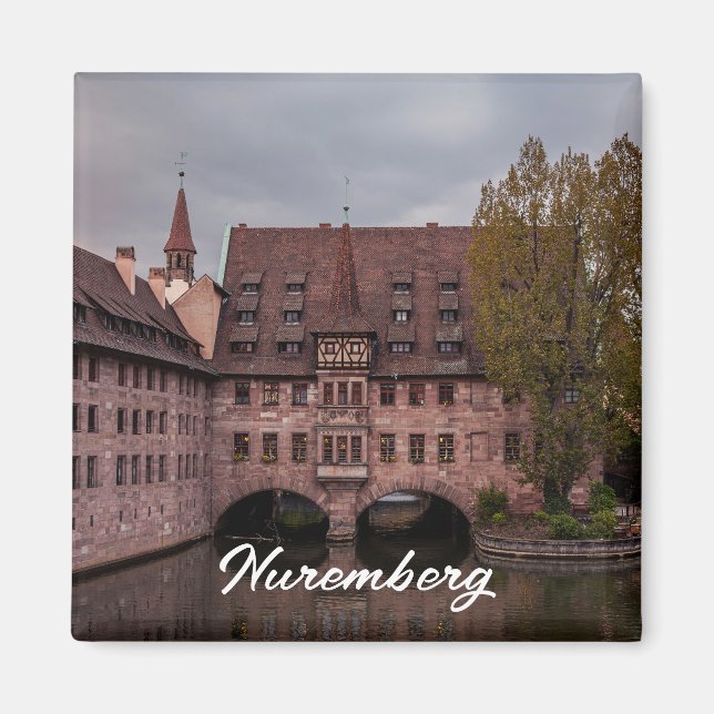 Historic building at sunset in Nuremberg, Germany Magnet (Front)
