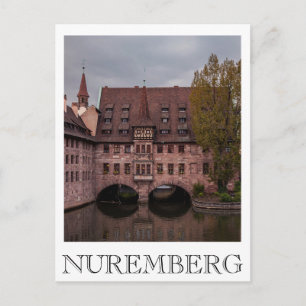 Historic building at sunset in Nuremberg, Germany Postcard