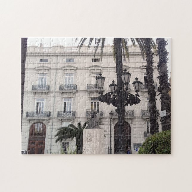 Historic Building in Valencia, Spain Jigsaw Puzzle (Horizontal)
