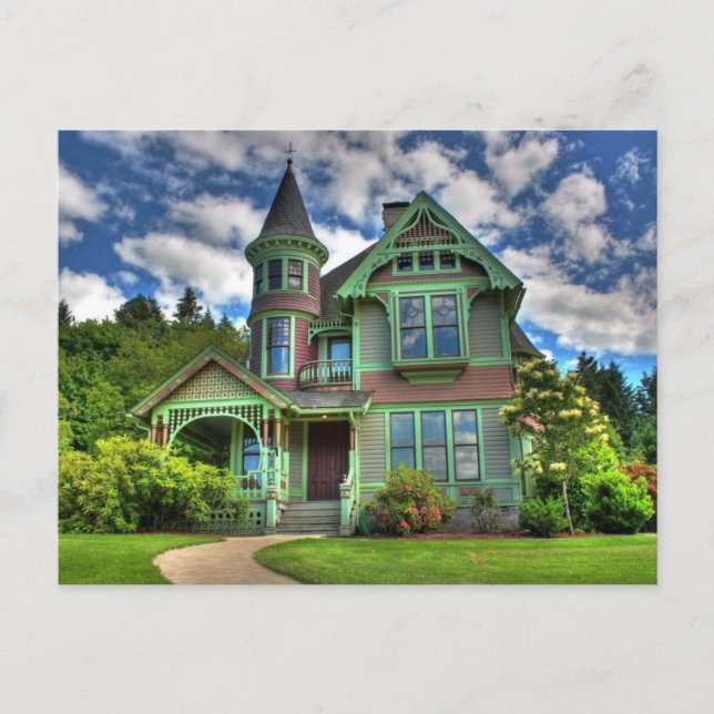 Historic Castle In Drain Oregon Postcard (Front)