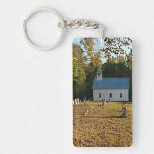 Historic Church and Cemetery Key Ring