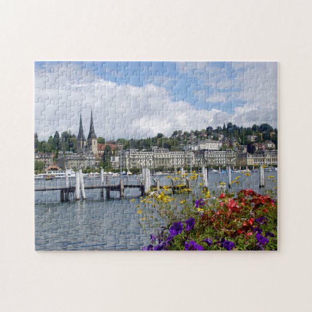 Historic city centre of Lucerne Jigsaw Puzzle (Horizontal)