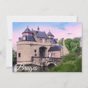 Historic city gate in Bruges