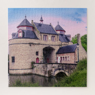 Historic city gate in Bruges Jigsaw Puzzle