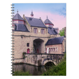 Historic city gate in Bruges Notebook