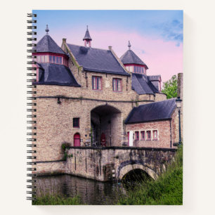 Historic city gate in Bruges Notebook