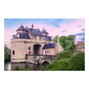 Historic city gate in Bruges Photo Print