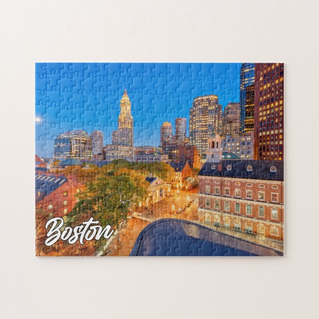 Historic City Of Boston, Massachusetts, USA Jigsaw Puzzle (Horizontal)