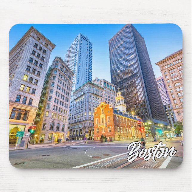 Historic City Of Boston, Massachusetts, USA Mouse Mat (Front)