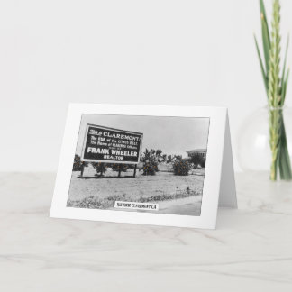 Historic Claremont - Folded Greeting Card