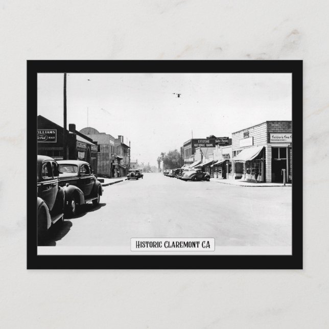 Historic Claremont - Postcard (Front)