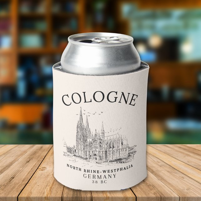 Historic Cologne Cathedral Germany Scenery Can Cooler (Creator Uploaded)