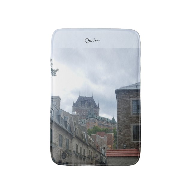 Historic district in Quebec City Bath Mat (Front Vertical)