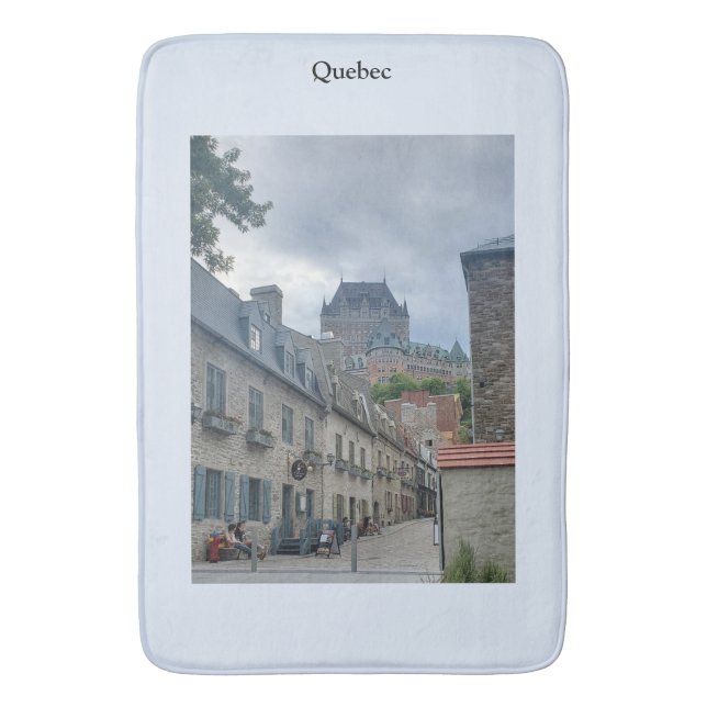 Historic district in Quebec City    Bath Mat (Front Vertical)