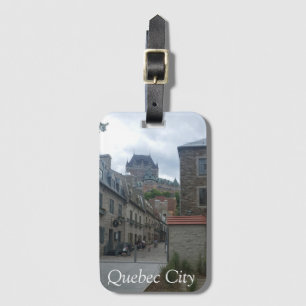 Historic district in Quebec City Luggage Tag
