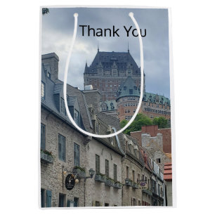 Historic district in Quebec City Medium Gift Bag