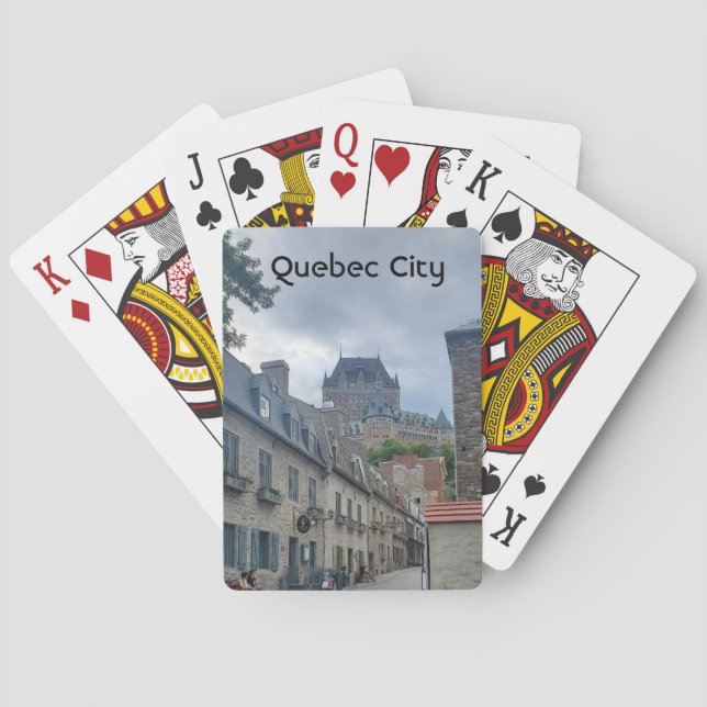 Historic district in Quebec City              Playing Cards (Back)