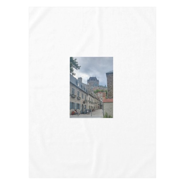 Historic district in Quebec City              Tablecloth (Front)