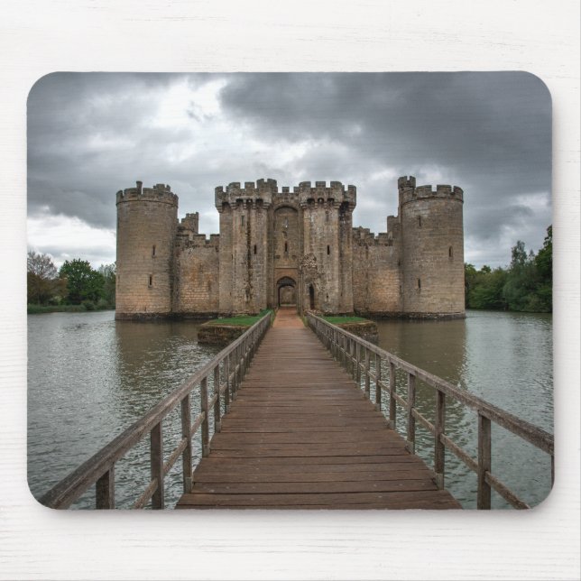 Historic English Castles Bodiam Castle Sussex Mouse Mat (Front)