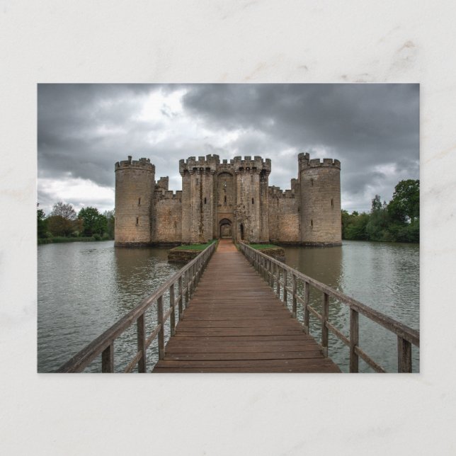 Historic English Castles Bodiam Castle Sussex Postcard (Front)