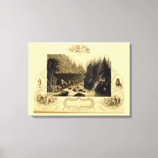 Historic Erie Canal Bicentennial Canvas Print (Front)