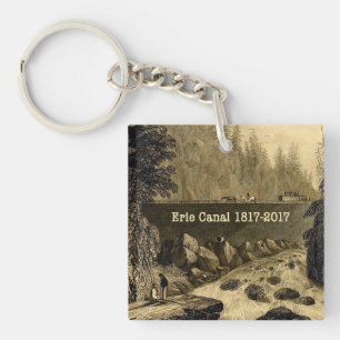 Historic Erie Canal Bicentennial Years Key Ring