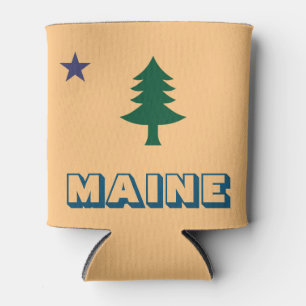 Historic Flag of Maine (1901–1909) Can Cooler