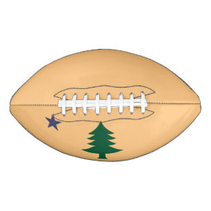 Historic Flag of Maine (1901–1909) Football American Football