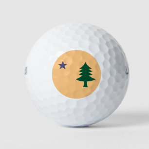 Historic Flag of Maine (1901–1909) Golf Balls