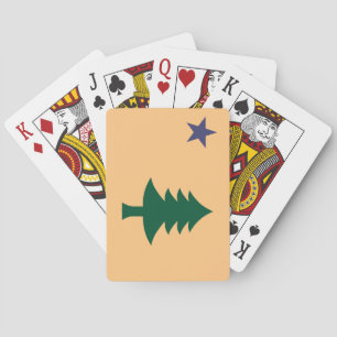 Historic Flag of Maine (1901–1909) Playing Cards