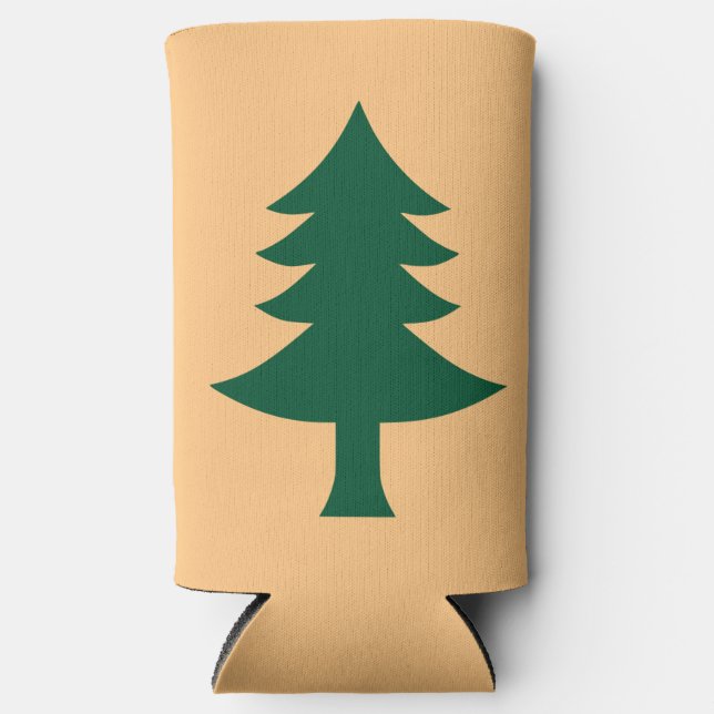 Historic Flag of Maine (1901–1909) Seltzer Can Cooler (Front)