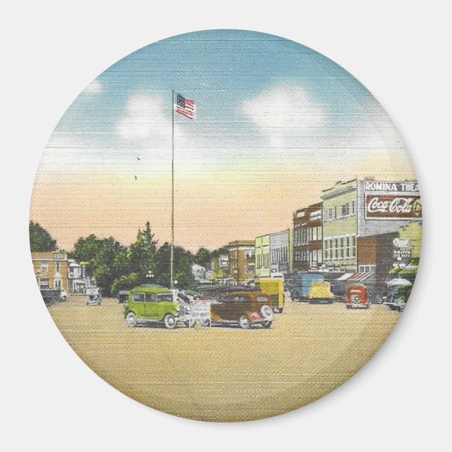 Historic Forest City Main Street Magnet (Front)