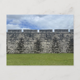 Historic Fort Coastal Landscape Postcard