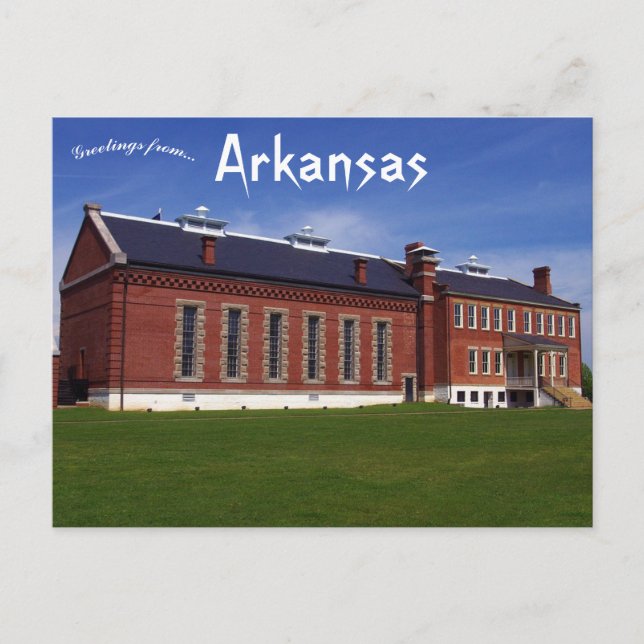 Historic Fort Smith Court and Jailhouse Arkansas Postcard (Front)