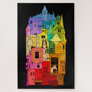 Historic Galena Illinois Rainbow Jigsaw Puzzle