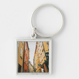 Historic Gamla Stan, Old Town of Stockholm Key Ring