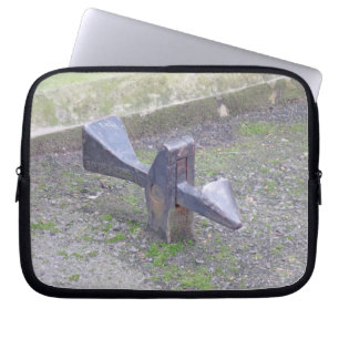 Historic Gate Lock Neoprene Laptop Sleeve 10 inch