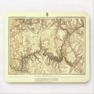 Historic Grand Canyon Map Mouse Mat