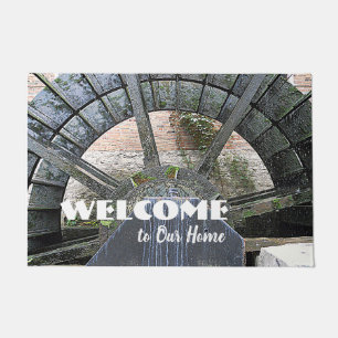 Historic Graue Mill Waterwheel Gristmill Doormat