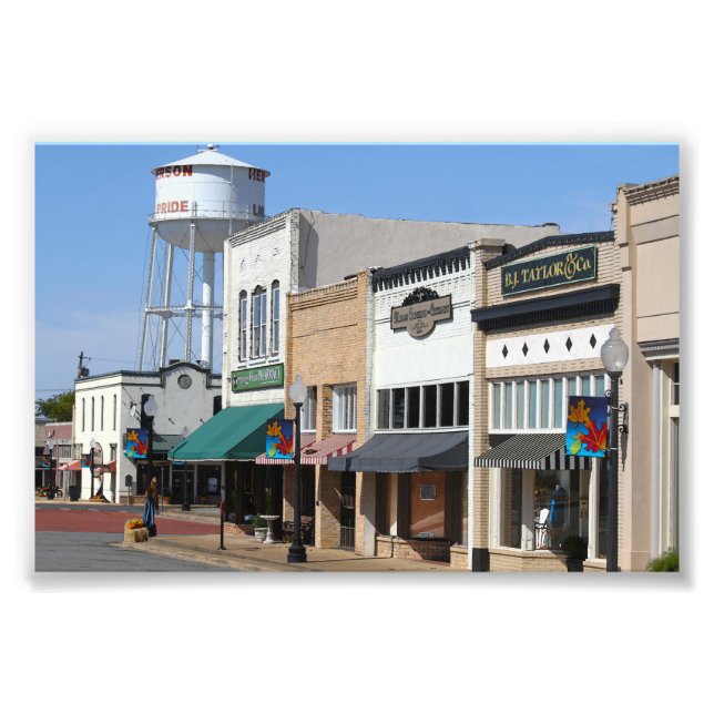 Historic Henderson, Texas Photo Print (Front)