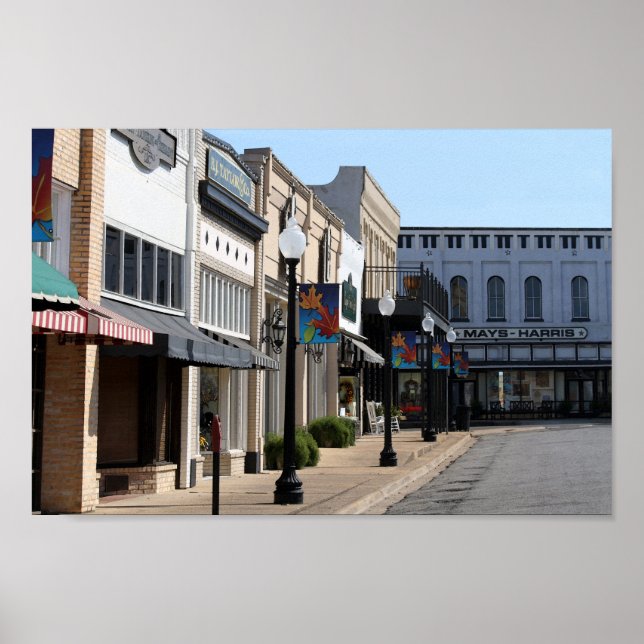 Historic Henderson, Texas Poster (Front)