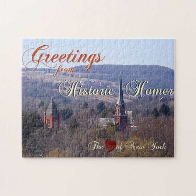 Historic Homer Spires Puzzle (Horizontal)