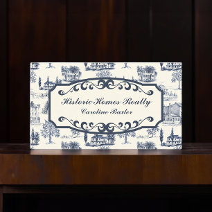 Historic Homes Real Estate Agent Business Card